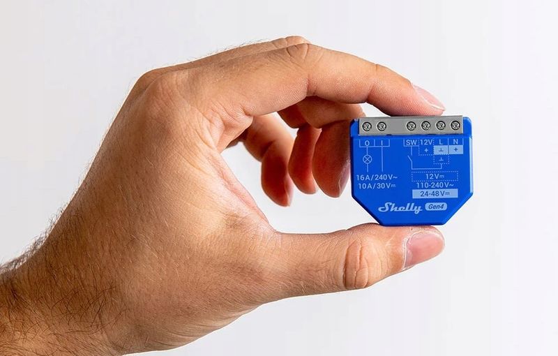 Shelly 1 Gen4 Przekaźnik WiFi Bluetooth Zigbee Matter zdjęcie 2