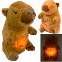 MASKOTKA PLUSZ KAPIBARA SZUMIĄCA SENSORYCZNA MONTRESSORI DLA DZIECI