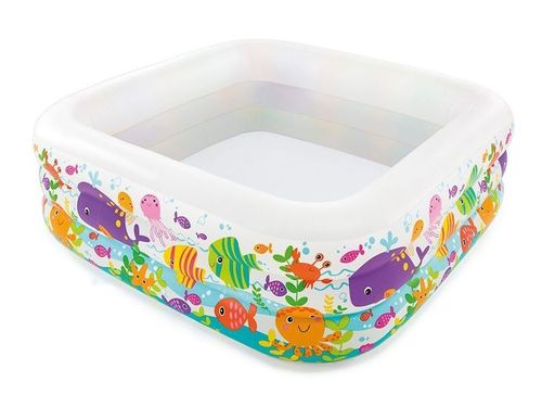Basen dmuchany Akwarium 159 x 159 x 50 cm INTEX 57471 na Arena.pl