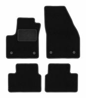 Dywaniki welurowe LUX Opel Meriva B 2010-2017 czarne z mocowaniami