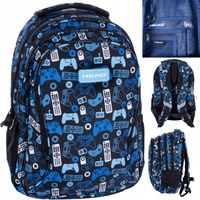 PLECAK SZKOLNY TORNISTER GRACZA GAMER GRA DLA CHŁOPCA KLASA 1-3