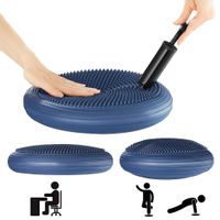 Poduszka sensomotoryczna MED+, jeżyk, granatowa