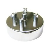 Podsufitka Sufitowa chromowana fi 100mm 5 otworów