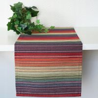 Bieżnik 140cm na ławę lub stół kolorowy wzór Tęcza geometryczny gobelin