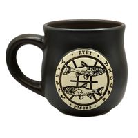 Kubek Ceramiczny 300 ml ze Znakiem Zodiaku Ryby – Rękodzieło