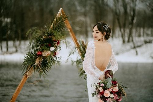 Złote kolczyki błyszczące na ślub WISZĄCY sztyfty efektowne okazałe na Arena.pl