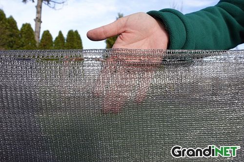 Siatka Maskująca 2x15m 80% Grafitowa Osłona Wiatr Maskująca Ogrodzenie Płot na Arena.pl