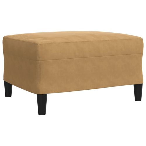 3-cz. zestaw wypoczynkowy z poduszkami, brązowy, aksamit na Arena.pl