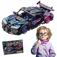 Klocki cyberpunk auto futurystyczne zestaw do budowy dla dzieci 6+ 473pc