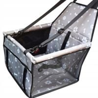 TRANSPORTER DLA PSA TORBA TRANSPORTOWA NA SIEDZENIE SAMOCHODU FOTELIK SZARA