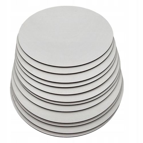 Podkłady techniczne BIAŁE sztywne podkład pod tort sztywne HDF 25cm 5szt na Arena.pl