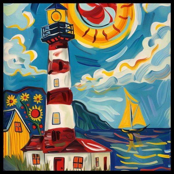 Plakat 50x50cm Żywa Przystań zdjęcie 2