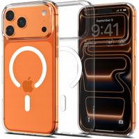 Etui Spigen Liquid Crystal Mag Magsafe do Iphone 17 Pro Clear/White