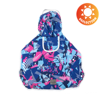 Płaszcz przeciwdeszczowy dla psa z kapturem różowy 45-69cm UNIQ PETS