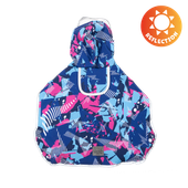 Płaszcz przeciwdeszczowy dla psa z kapturem różowy 45-69cm UNIQ PETS