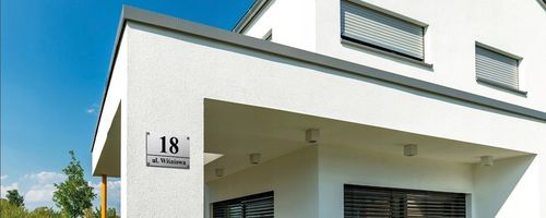 NUMER DOMU 32x21cm TABLICZKA ADRESOWA Z NUMEREM DOMU NUMER NA DOM na Arena.pl