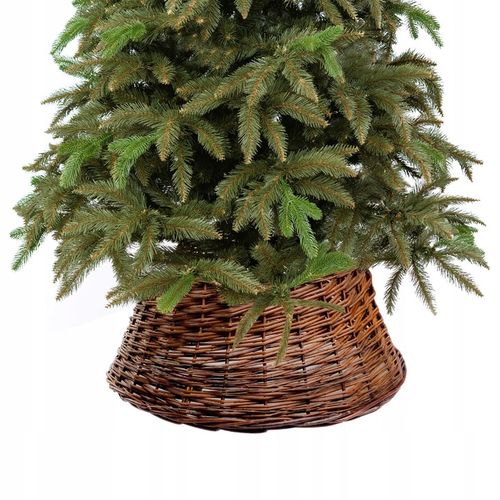 OSŁONA WIKLINOWA NA STOJAK POD CHOINKĘ 70CM OSŁONKA DO CHOINKI BRĄZOWA na Arena.pl