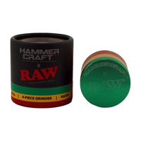 młynek metalowy hammercraft x raw rasta 4-część 48 mm