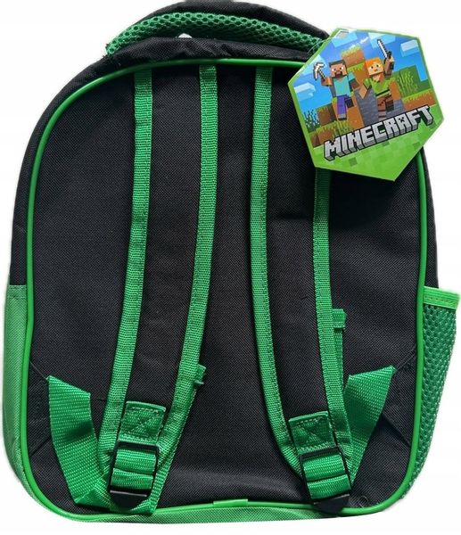 MINECRAFT PLECAK PRZEDSZKOLNY 3D CREEPER zdjęcie 2