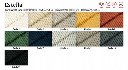 Fotel uszak Rene bujany skandynawski Family Meble sztruks beżowy TOP na Arena.pl