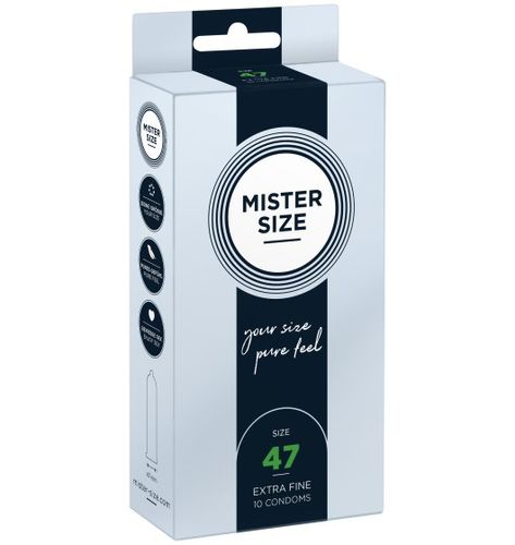 Mister.size 47 Mm Condoms 10 Pieces na Arena.pl