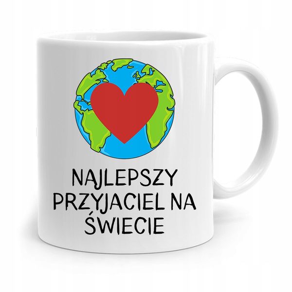 Kubek Prezent Dla Przyjaciela Najlepszy Przyjaciel Z Nadrukiem Ze Zdjęciem zdjęcie 1