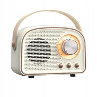 MINI BEZPRZEWODOWE RADIO FM PRZENOŚNY GŁOŚNIK BLUETOOTH RETRO VINTAGE 2024