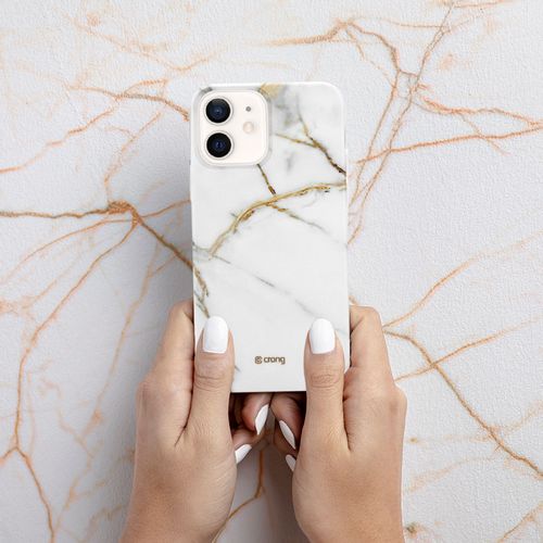 CRONG MARBLE CASE - ETUI IPHONE 12 / IPHONE 12 PRO (BIAŁY) na Arena.pl