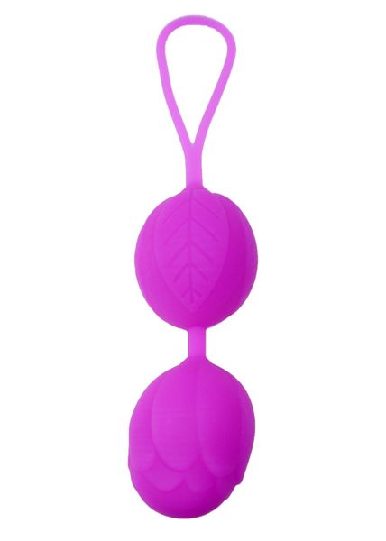 Kulki-Silicone Kegel Balls Purple zdjęcie 1
