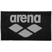ARENA RĘCZNIK POOL SOFT TOWEL BLACK-GREY 150X90 CM  BASEN PŁYWANIE