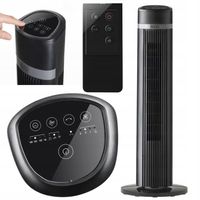 MOCNY WENTYLATOR STOJĄCY CICHY WIATRAK PODŁOGOWY BLACK DECKER KOLUMNOWY