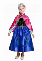 SUKIENKA SUKNIA SPÓDNICA STRÓJ KARNAWAŁOWY PRZEBRANIE BAL FROZEN ANNA r. M