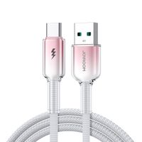 kabel przewód crystal-clear series 3a usb-a - usb-c 1.2m - biały
