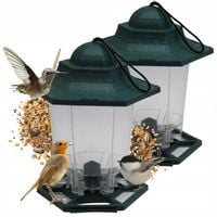KARMNIK DLA PTAKÓW PLASTIKOWY WISZĄCY DO KARMY I SŁONECZNIKA KARMNIKI