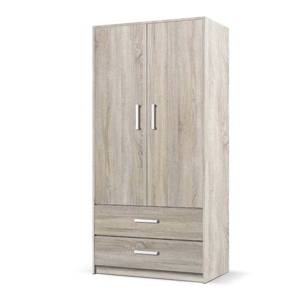 Garderoba do przedpokoju szafa na ubrania JUVE dąb sonoma szuflady zdjęcie 1