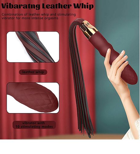 Elegancki wibrator zakończony pejczem na Arena.pl