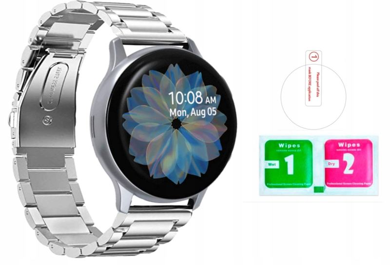 PASEK DO SAMSUNG GALAXY WATCH ACTIVE 2 +SZKŁO zdjęcie 1