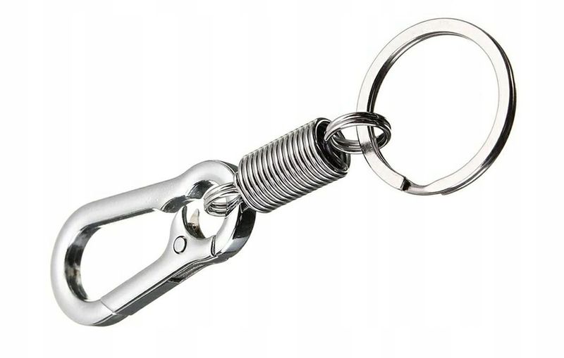 Mały Karabińczyk do kluczyków plecaka paska szekla survival edc gadżet hit zdjęcie 1