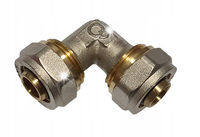 KOLANO PEX-AL-PEX CHROM 20*20 PODWÓJNE - D006.20*20