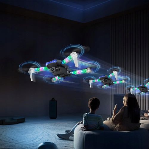 INTELLIGENT ZESTAW DRON Z 2 KAMERĄ WIFI LED JEDEN PRZYCISK STARTU/LĄDOWANIA na Arena.pl