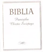 Biblia. Pamiątka Chrztu Świętego (złocona)