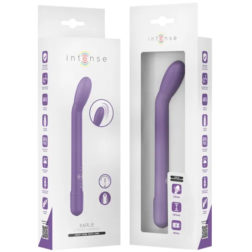 intense fun vibe g-spot fioletowy - wibrujący model usb, 19 cm na Arena.pl
