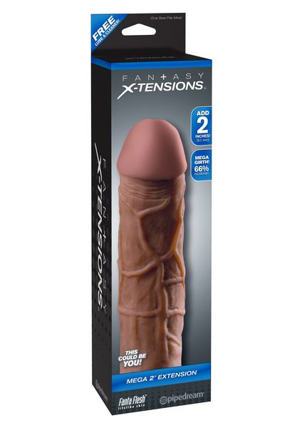 Stymulator-Fx Mega 2"""" Extension Brown zdjęcie 4
