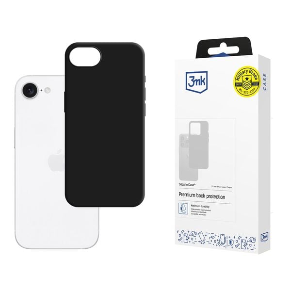 apple iphone 16e - 3mk silicone case zdjęcie 1