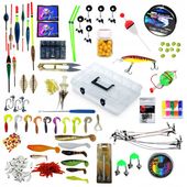 Kompletny Zestaw akcesoriów i przynęt wędkarskich prezent dla wędkarza