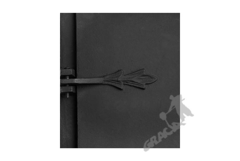 DRZWI A7 - 116X79 CM + TERMOMETR 0-500°C ŻELIWNE DO WĘDZARNI CHLEBOWE zdjęcie 2