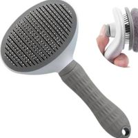 Szczotka do sierści dla psa SZARA