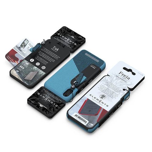 Nordic Elements Saeson Freja - Materiałowe etui iPhone Xs Max (Petrol) na Arena.pl