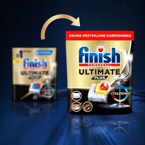 Finish Ultimate Plus Kapsułki do zmywarki lemon cytryna 180 sztuk na Arena.pl
