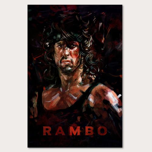 Obraz na płótnie - Canvas, Rambo 50x70 na Arena.pl